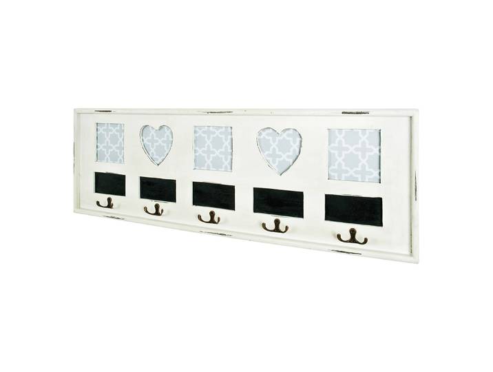 Porte-manteaux mural Emma 77cm Blanc