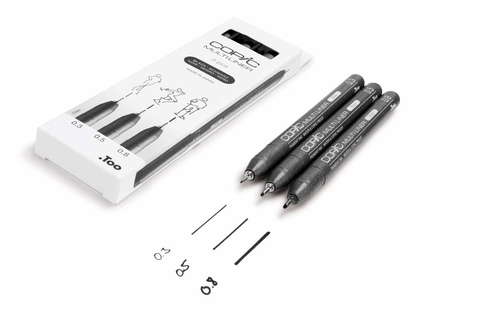 COPIC® Multiliner Fineliner Schwarz 22075630