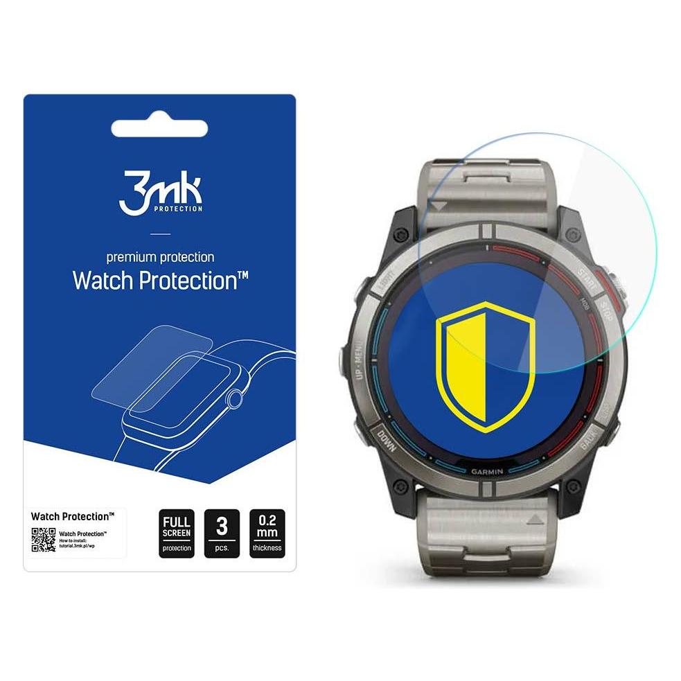 3MK Garmin Quatix 7X - Watch Protection? v. FlexibleGlass Lite (3mk Watch Protection FlexibleGlass(258)-0)