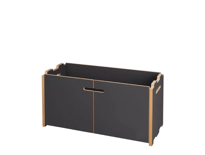 Tojo - hochstapler Anbaumodul mit Türen, anthrazit