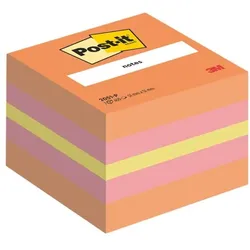 Post-it Notes Haftnotizwürfel »Notes 2051P Mini« rot, 5.1x5.1 cm