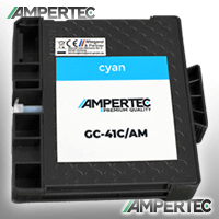 Ampertec Gel Cartridge ersetzt Ricoh GC-41C cyan GC-41C/AM