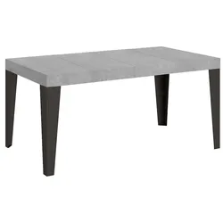 Itamoby Ausziehtisch 130/390x90 cm Flame Premium Beton Beine anthrazit