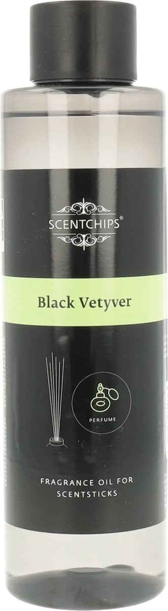 Scentchips Geurstokjes Navulling Black Vetyver - 400ml