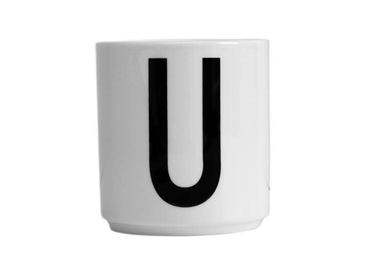 Design Letters Tasse Design Letters U