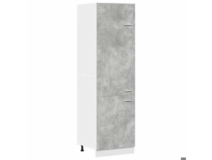 Soldes Flottants Armoire réfrigérée 1 PCS - Cabinet/Meuble bas de cuisine - Lyon  Gris béton 60x57x207cm Bois d'ingénierie 2580769