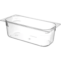 Hendi Eiscreme-Behälter Polycarbonat,5L,Transparent,360x165x(H)120mm