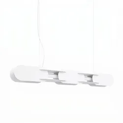TH.811 Pendelleuchte CHAIN 91 weiss LED 4000K