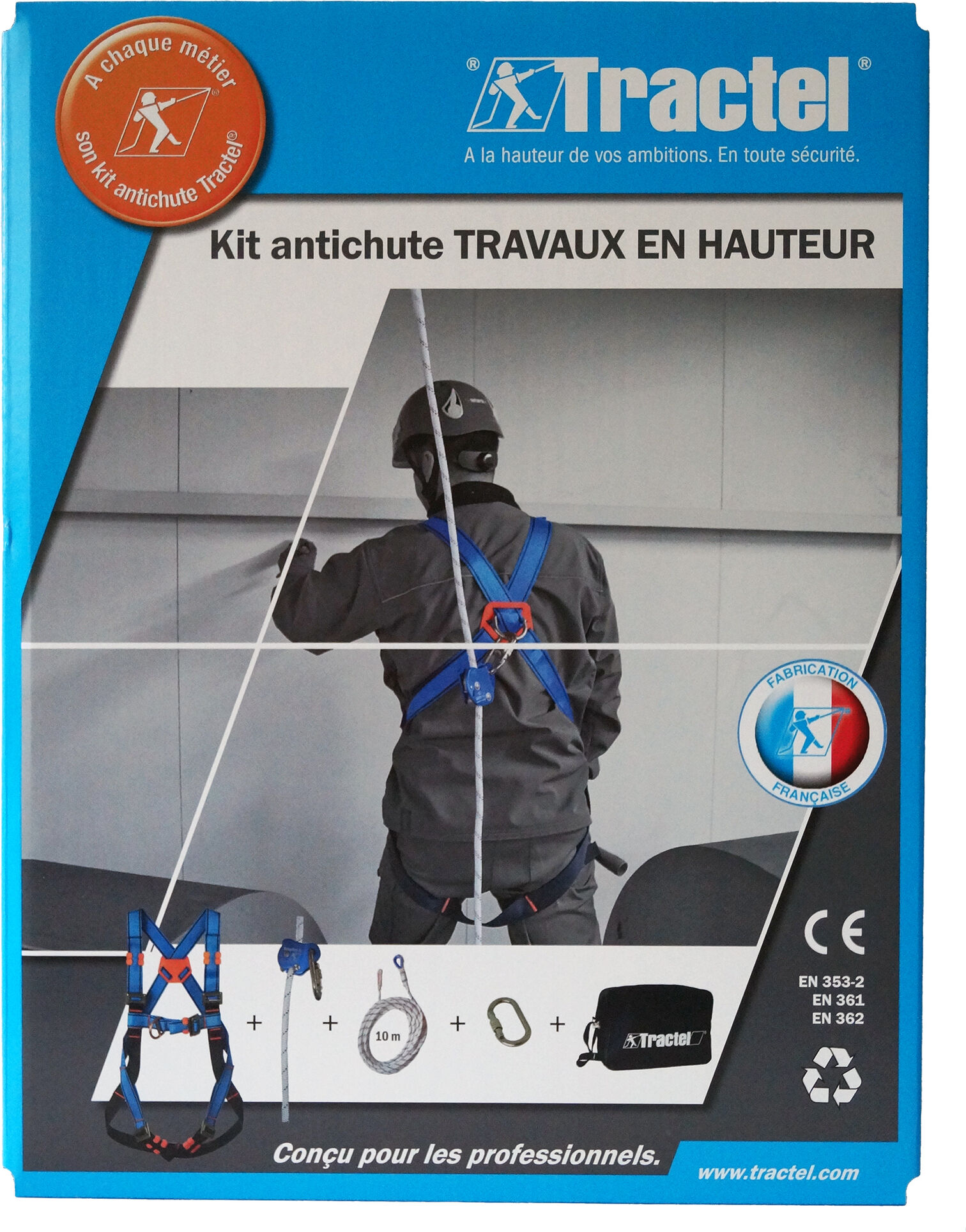 Kit antichute pour travaux en hauteur TM/L TRACTEL 72562