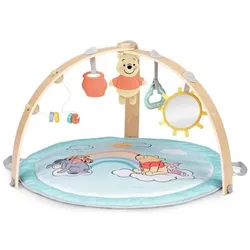 Bright Starts, Krabbeldecke + Spielbogen, DISNEY BABY – WINNIE – Wendbare, faltbare und wandelbare Babyspielmatte – Holzbogen