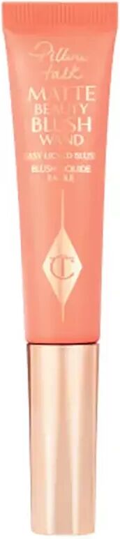 CHARLOTTE TILBURY - Pillow Talk Matte Beauty Blush Wand - Flüssiges mattes Rouge, 12 ml, Peach Pop