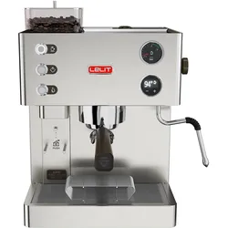 Lelit Kate, Siebträgermaschine, Silber