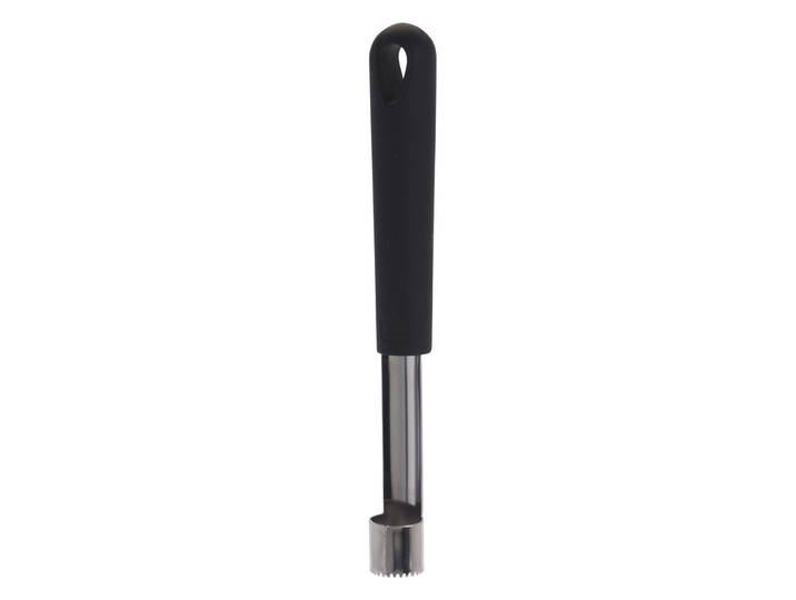Apfelentkerner aus Edelstahl, Entkerner mit weichem Griff, Länge 21 cm