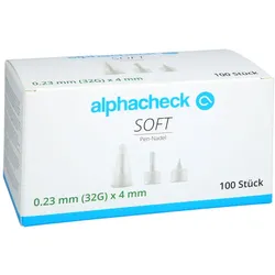 Alphacheck soft Pen-nadeln 32 Gx4 mm 100 St