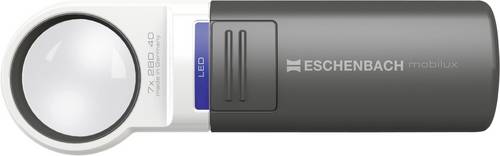 Eschenbach 15117 Handlupe mit LED-Beleuchtung Vergrößerungsfaktor: 7 x Linsengröße: (Ø) 35mm