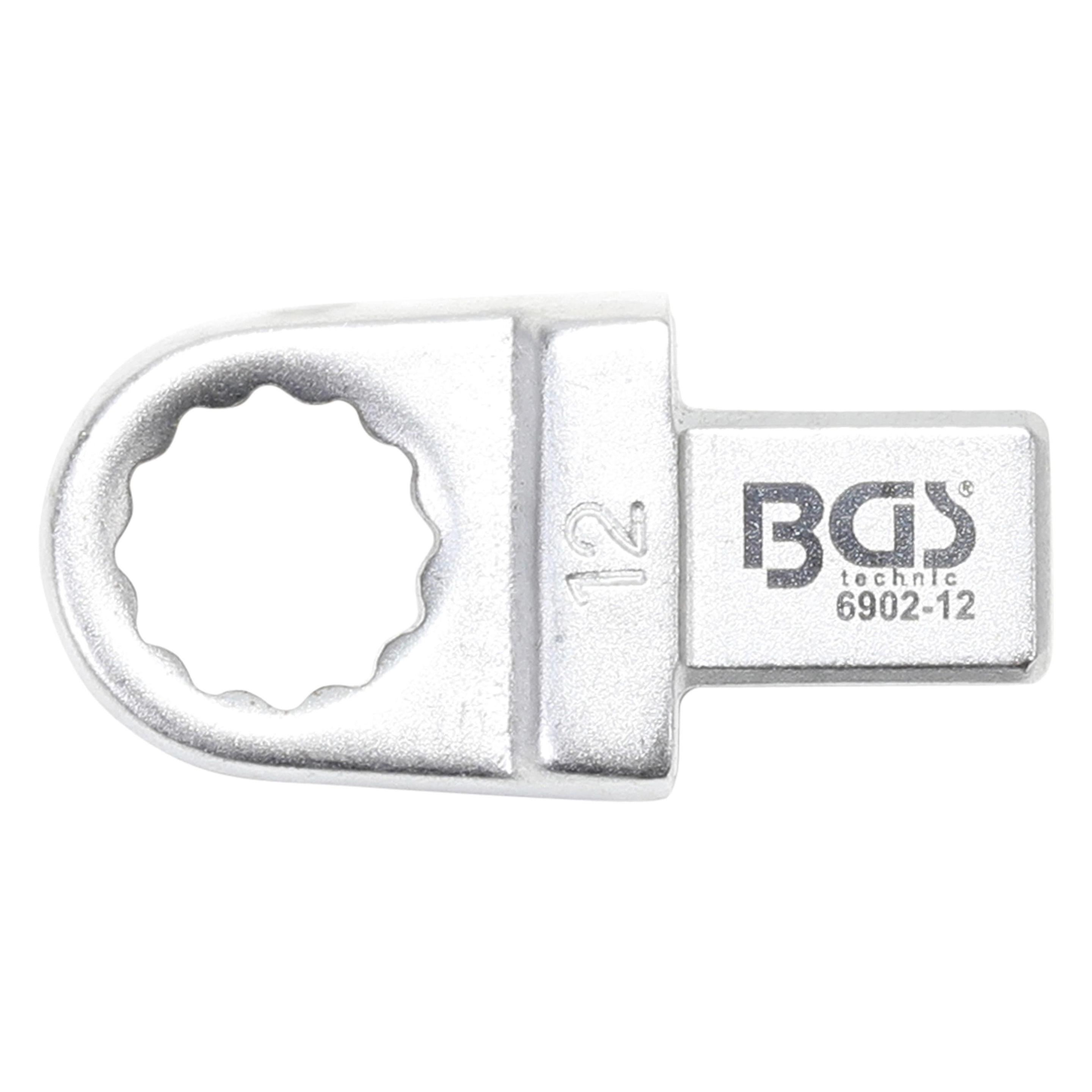 BGS Einsteck-Ringschlüssel 12 mm Aufnahme 9 x 12 mm (12 mm) (6902-12)