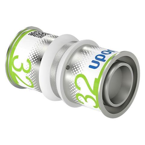 Uponor MLC pressf. 32-32mm - für Fussbodenheizung und Warmwasser- und Heizkörpersysteme (Rohrkupplung) (1070550)