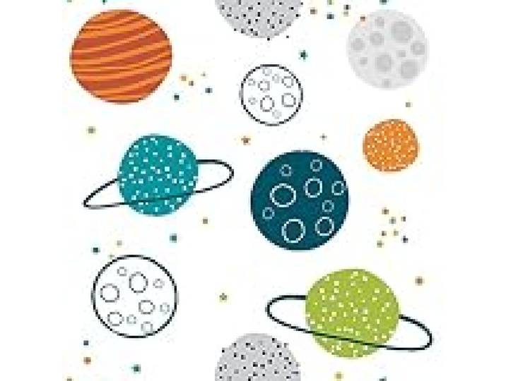 RoomMates Papier Peint Adhésif Colorful Planets