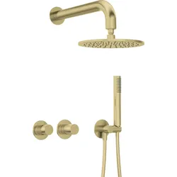 Neuesbad Serie 600 horizontale Unterputz Dusch-Set mit Kopfbrause Neuesbad Serie 600 Hexa NB1DENHS_R0YK1