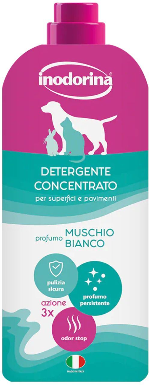 Inodorina Detergente per Pavimenti al Muschio Bianco 1 lt