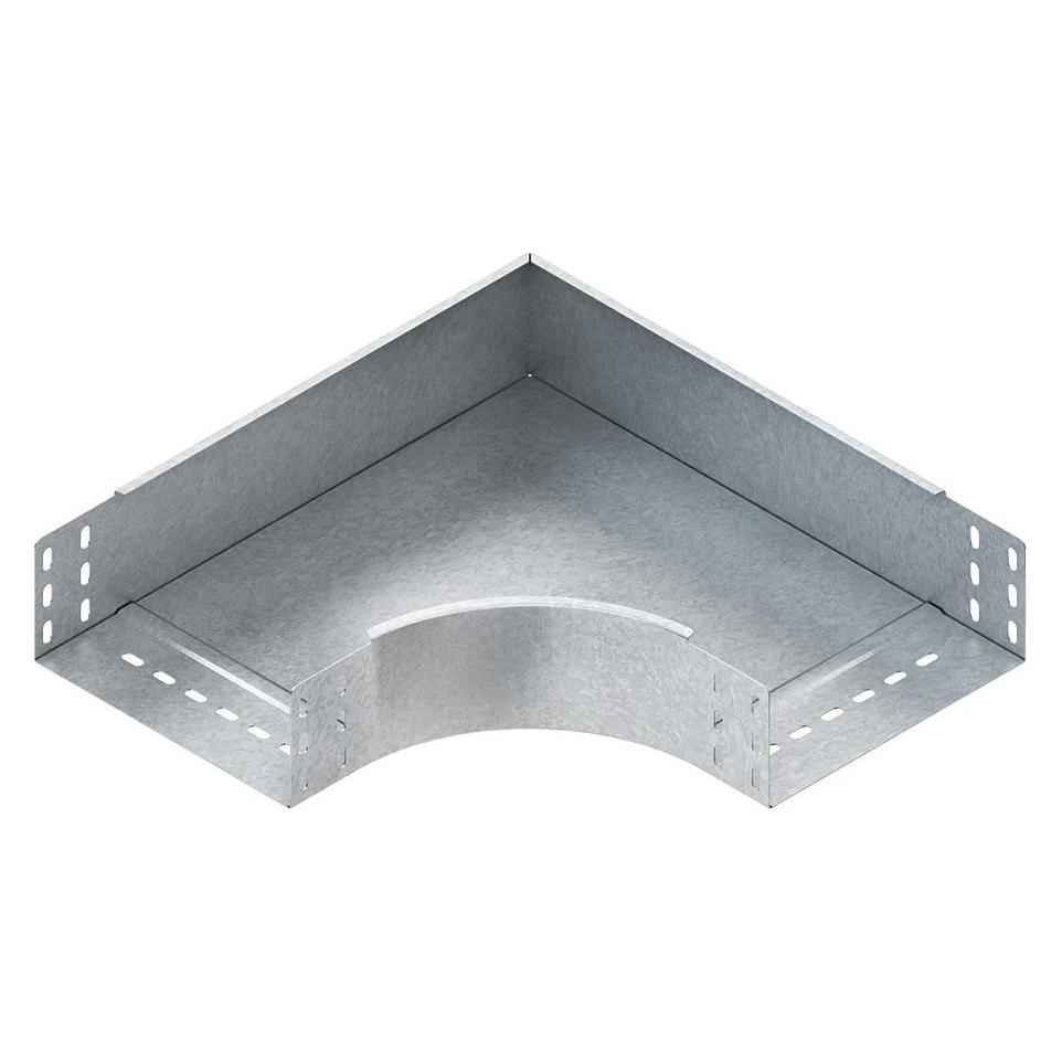 Niedax NIE RES85.400 Bogen 90° 85x402mm mit ungel.Seitenholmen bandverz. (RES85.400)