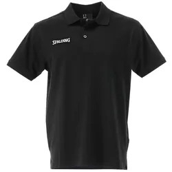 Spalding, Unisex, Sportshirt, Polo (L), Schwarz