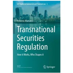 Transnational Securities Regulation, Fachbücher von Antonio Marcacci