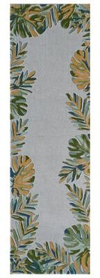 Domani Saunt Hand Tufted Wool Coastal Palms Area Rug