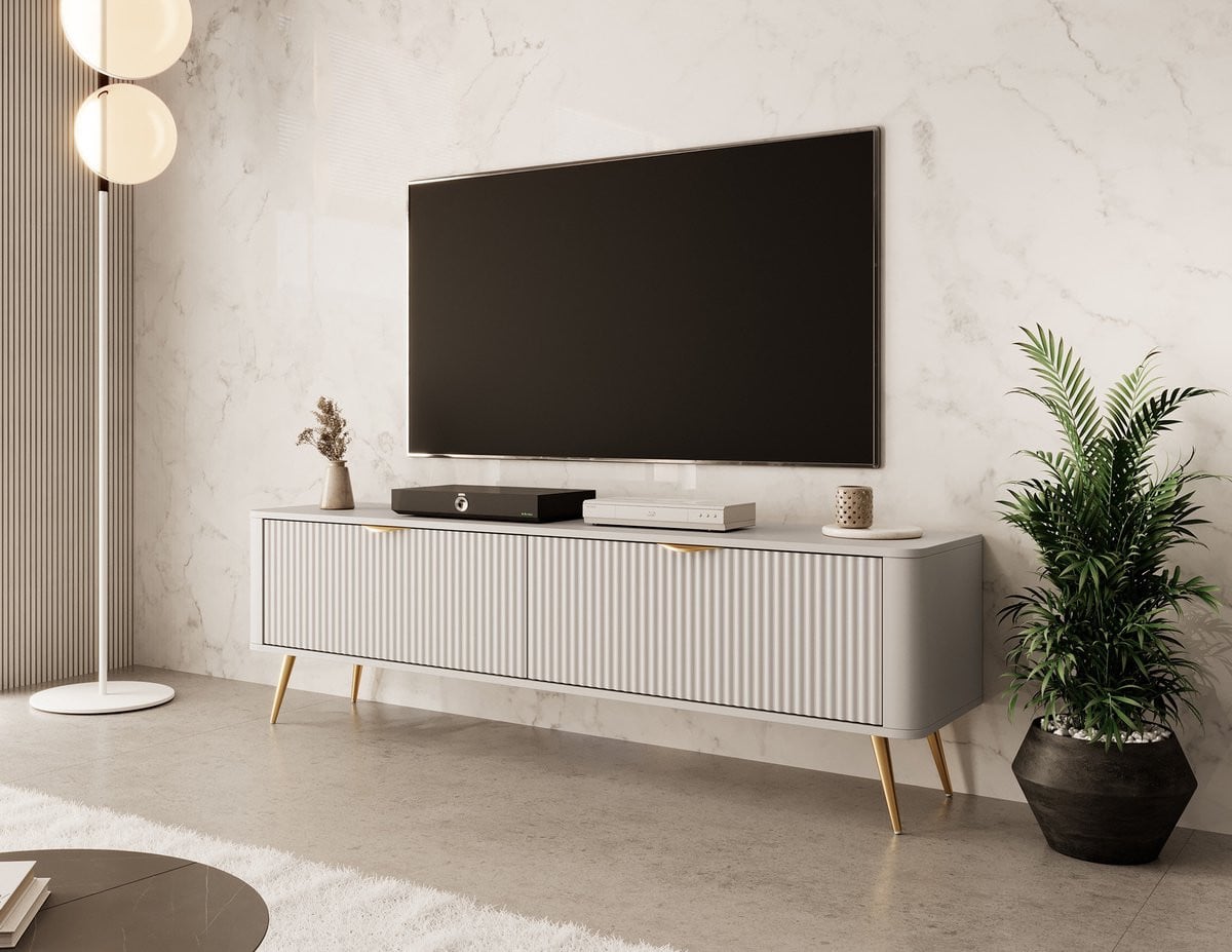 Meubella TV-meubel Lima - Beige - Breedte: 163 cm