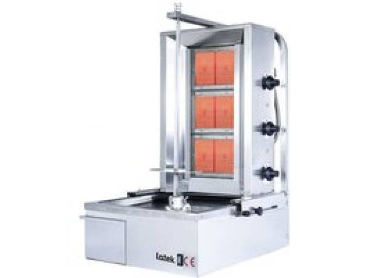 Machine à kebab 3 feux Gaz PREMIUM / LATEK