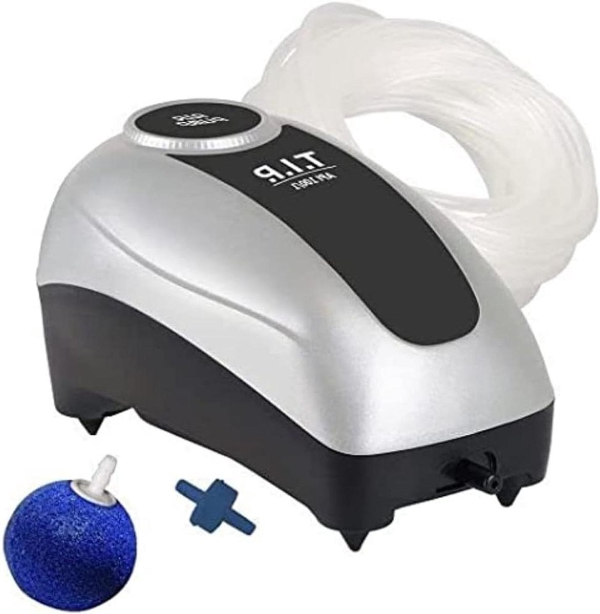 Pond Luchtpomp Zilver - Aquarium Ventilator voor Waterverrijking - 90 L/U