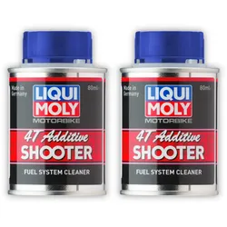 2x Additiv LIQUI MOLY 3824 Motorbike 4T Shooter Kraftstoffadditiv Benzin 80ml