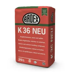 Ardex K36 NEU Ausgleichsmasse, innen und außen 3-30 mm 25 kg Papiersack