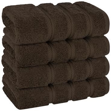 American Soft Linen 4-Piece Turkish Hand Towel Set