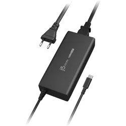 j5Create 140W GAN PD3.1 USB-C - EU NMS NS CHAR (140 W, 1 Port), USB Ladegerät, Schwarz