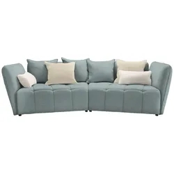 Boxspringsofa Sofi Hellblau