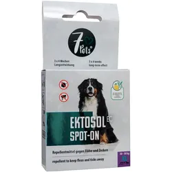 7Pets Ektosol EC Spot-On für Hunde, XL - 3x 4,5 ml