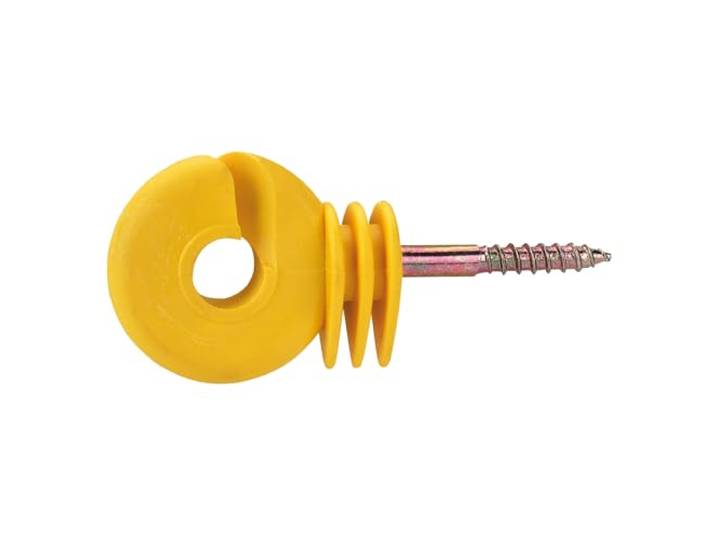 AKO ringisolator, kort, geel, 25 stuks