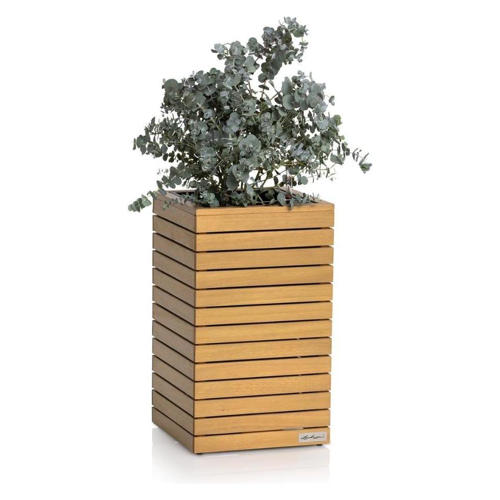 Lechuza Vaso per Piante in Legno Naturale (34.50 x 35 x 59 cm) (16771)