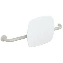 Hewi 801 Rückenstütze 801.51.9261L97 Wandabstand 150mm, Ausführung links, Lehne signalweiß, lichtgrau