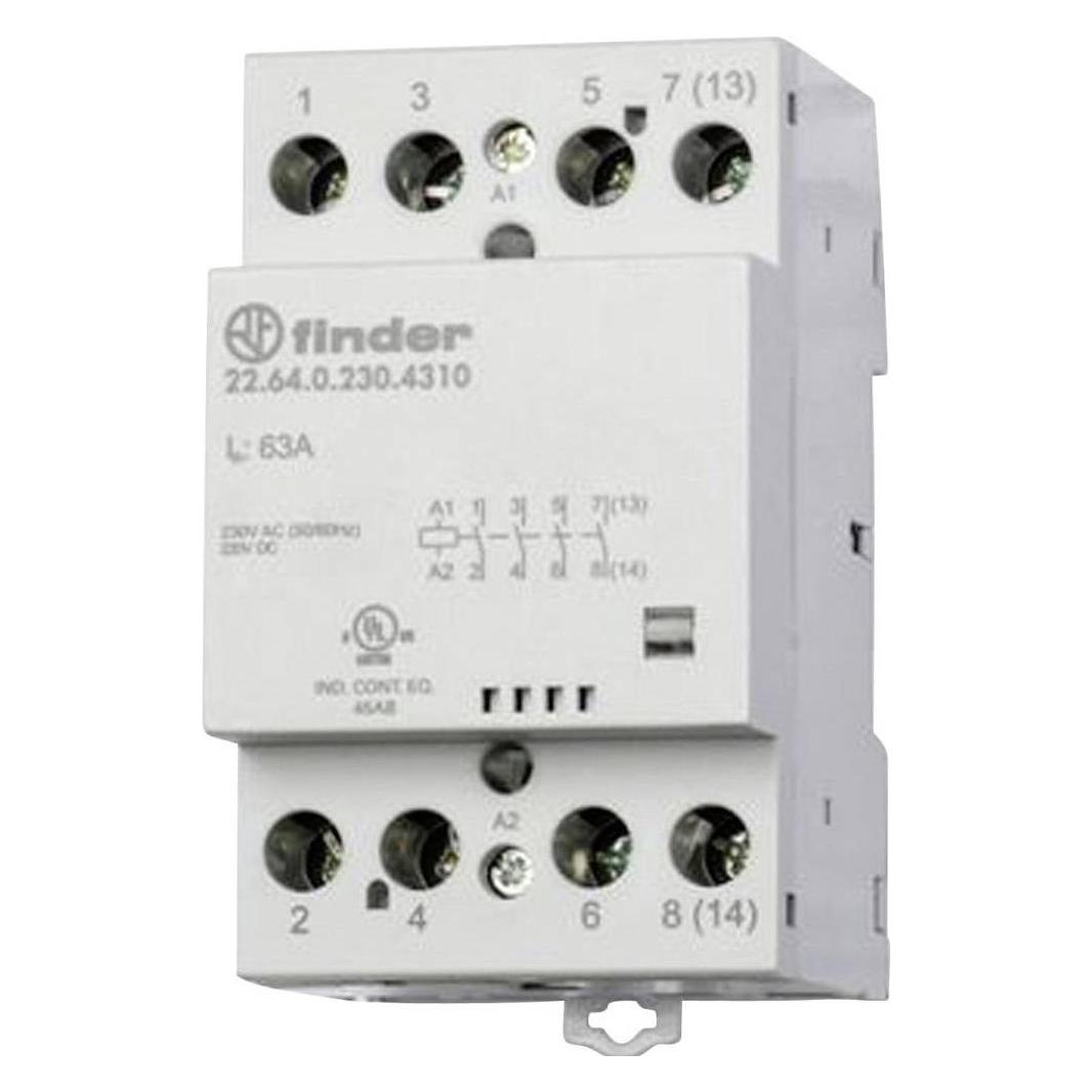 Finder Installationsschütz Serie 22, 63 A (22.64.0.230.4310-1)