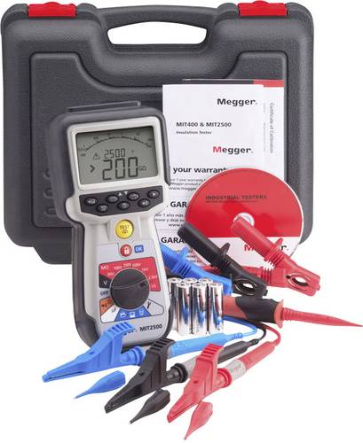 Megger MIT2500 Isolationsmessgerät 50 V, 100 V, 250 V, 500 V, 1000 V, 2500V 200 GΩ