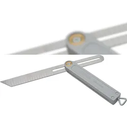 FAMEX Werkzeuge Shinwa 33921 Zimmerer-Schmiege 25 cm, Winkelmesser Konturenmesser