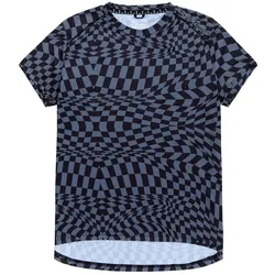 Troy Lee Designs Womens Lilium SS Jersey, Twisted Checkers, black, S