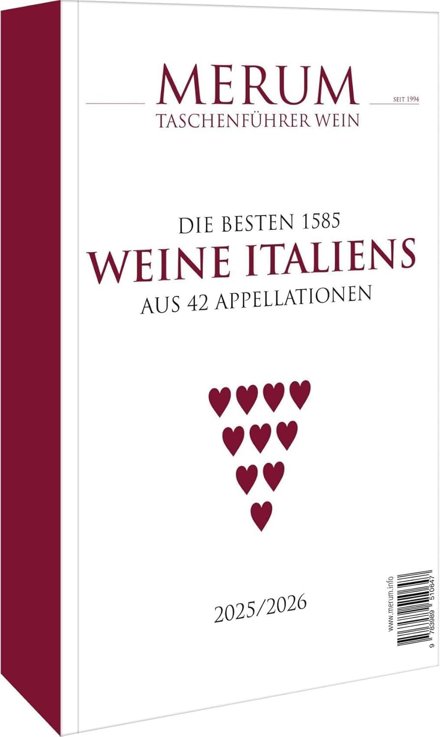 Unserer italienischen Lieblingsweine 2025 /2026: Der Merum Taschenführer Wein - Preis vom 06.10.2026 07:26:00 h