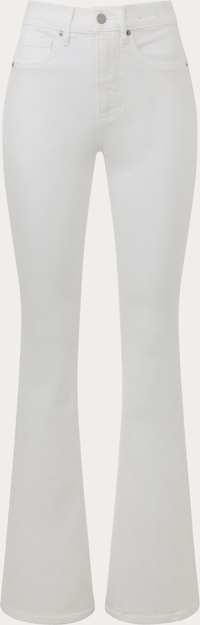 Veronica Beard Pantalón flare Beverly. Blanco