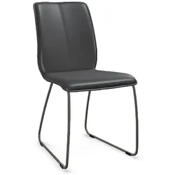 bert plantagie Stuhl Tara 811-A Leder Schwarz