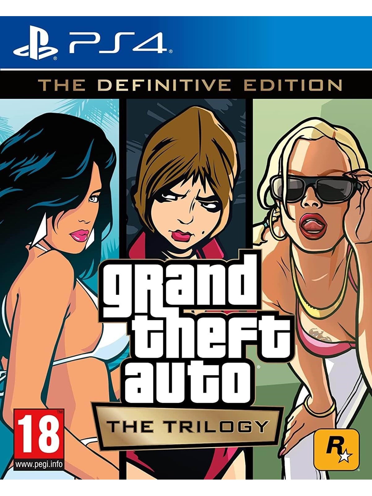 Grand Theft Auto: The Trilogy (The Definitive Edition) - Sony PlayStation 4 - Action - PEGI 18