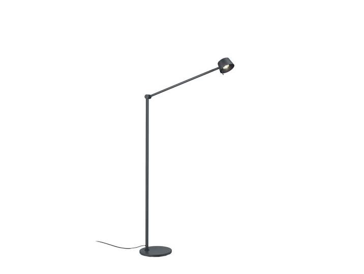 Helestra Led-Stehleuchte Sen, Schwarz, Metall, rund, 22 cm, Lampen & Leuchten, Innenbeleuchtung, Stehlampen, Stehlampen dimmbar