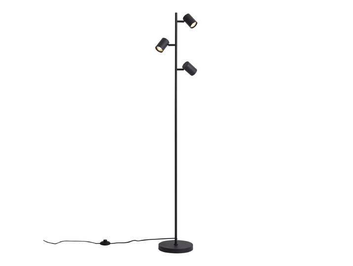Lampadaire moderne noir 3 lumières - Jeana